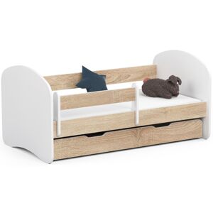 Detská posteľ SMILE 140x70 cm dub sonoma