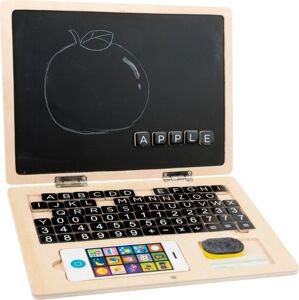 Dřevěný notebook pro děti VISCO hnědý