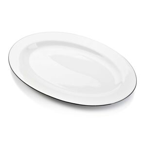 Porcelánový tanier SIMPLE oválny biely