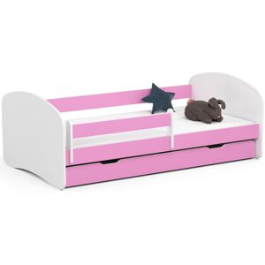 Detská posteľ SMILE 180x90 cm ružová