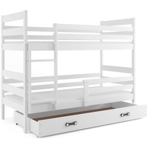 BMS Detská poschodová posteľ ERYK | biela Farba: Biela / biela, Rozmer.: 190 x 80 cm