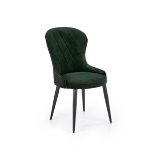 Jedálenská stolička K366 Halmar Tmavo zelená