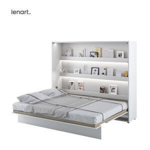 Dig-net nábytok Sklápacia posteľ Lenart BED CONCEPT BC-14p | biely lesk 160 x 200