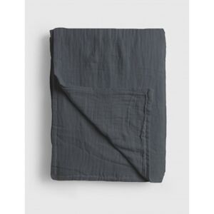 Prehoz na posteľ Mušelín 150x200 cm tmavo šedý