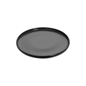 Keramický tanier Terre Inconnue 21 cm čierny