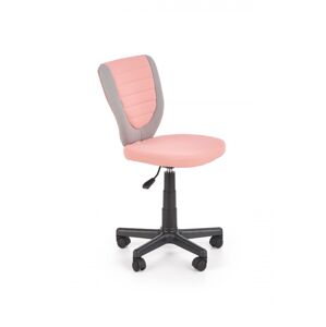 Detská stolička Byto ružovo/sivá
