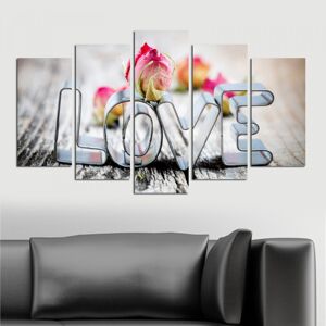Viacdielny obraz Love 110x60 cm