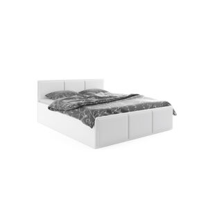 BMS Čalúnená výklopná posteľ PANAMAX 160 Farba: Biela / biela
