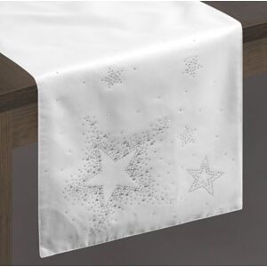 ArtFir Vianočný behúň LIVVI 1 | biela 35 x 180 cm