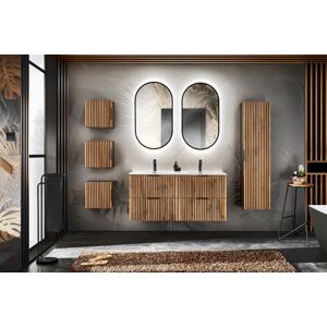 ArtCom Kúpeľňový komplet XILO 120/2 | black/dub wotan