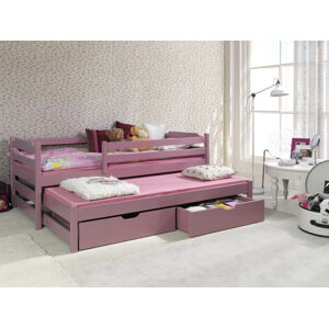 ArtBed Detská posteľ s prístelkou MARCIN II Prevedenie: Morenie - Farba