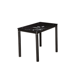 Signal Jedálenský stôl DAMAR | 100x60 cm Farba: Čierna