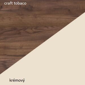 WIP Nízka skrinka VIKI | 03 Farba: craft tobaco / krémový