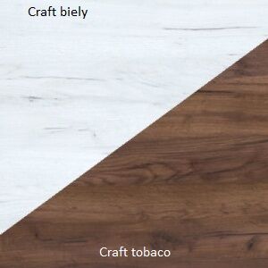 WIP Komoda SOLO | SOL 02 Farba: Craft tobaco / craft biely