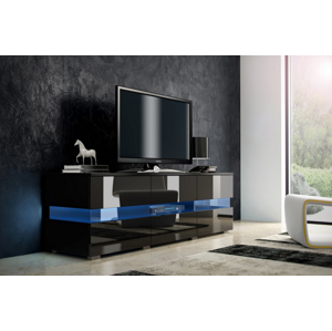 WIP TV stolík INTER Farba: čierny lesk / čierna