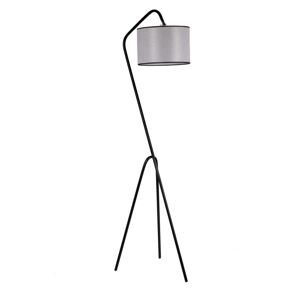 Stojacia lampa Pramit II 165 cm čierna/sivá