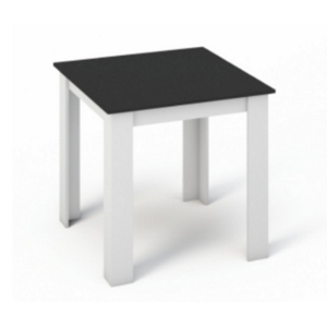 Tempo Kondela Jedálenský stôl Kraz 80 Farba: biela/čierna
