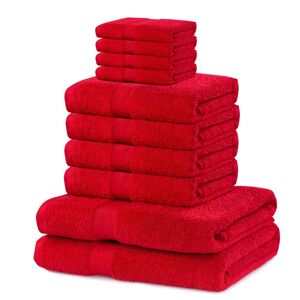 Súprava uterákov DecoKing Kunis červená