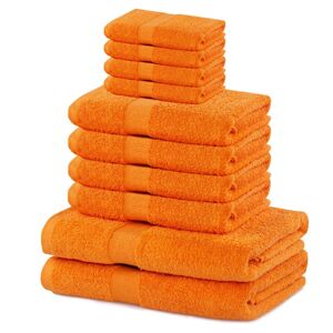 Súprava uterákov DecoKing Kunis oranžová