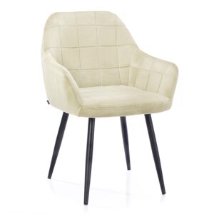 Dizajnová stolička Stillo krémová