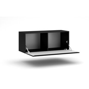 Závesný TV stolík Vivo 100 cm čierny