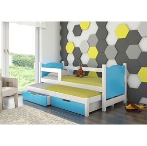 ArtAdrk Detská posteľ CAMPOS Farba: biela / modrá