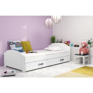 BMS Detská posteľ s prístelkou LILI 2 Farba: Biela - biela