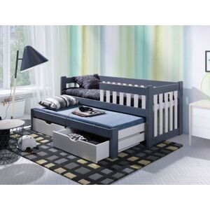 ArtBed Detská posteľ s prístelkou FILIP II Prevedenie: Morenie - Farba
