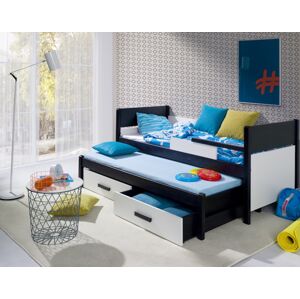 ArtBed Detská posteľ s prístelkou DANILO Prevedenie: Morenie - Farba