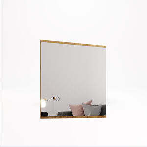 Zrcadlo Asti 80x80 cm dub Craft zlatý