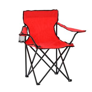 Skládací zahradní židle TURISTIC červená