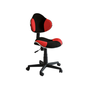 Študentská kancelárska stolička Q-G2 Signal Čierna / červená