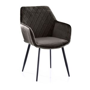 Dizajnová stolička Vialli hnedá