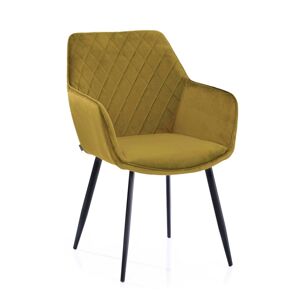 Dizajnová stolička Vialli horčicová