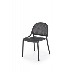 Stohovateľná jedálenská stolička K532 Halmar Čierna