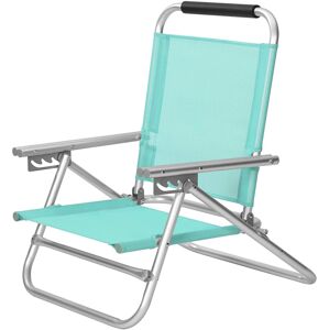 Plážová skládací židle Inet zelená