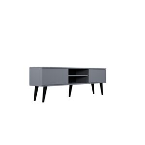 TV stolek TORONTO 160 cm šedý/černý